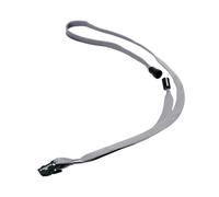 Durable Soft Textile Badge Lanyard Clip afety Release Grey (Pack of 10) 8119/10