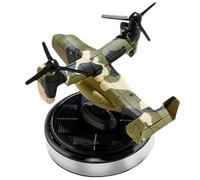 Durable Solar Fighter Air Fresheners, Fighter Solar Power Car Air Fresheners, Solar Car Diffuser | Innovative Design V22 Fishhawk, Long Lasting Rotating Diffuser