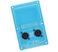 Durable Speaker Rear Wiring Card Speaker Wiring Panel Easy to Install on Stage and Home Setup Equipment
