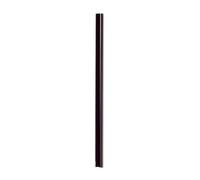Durable Spin Bar A4, Pack of 100, Black, 6mm, Holds up to 60 Sheets | Binding Strip for Unpunched Documents, Holds up to 60 Sheets of A4, Contoured Edge, 297 x 13 x 6mm, Made in Germany