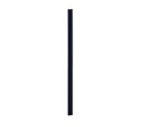Durable Spin Bar A4, Pack of 25, Black, 12mm, Holds 40-100 Sheets | Binding Strip for Unpunched Documents, Holds Between 40 - 100 Sheets of A4, Contoured Edge, 297 x 17 x 12mm, Made in Germany