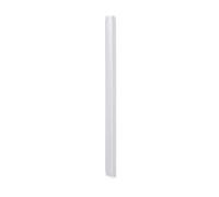 Durable SPINE BAR 50 Sheet Binding Bar for Unpunched Docs | 100 Pack | A5 Clear