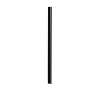 Durable A4 Spine Bar 3mm Black - Pack of 100 - Quick and Easy Binding for Unpunched Documents - Holds Up to 30 A4 Sheets