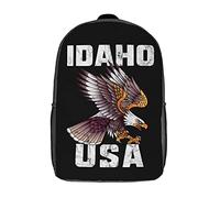 Durable Sports Bag Idaho Eagle Backpack Casual School Bags for Hiking, Camping, Work, 42X32X14Cm