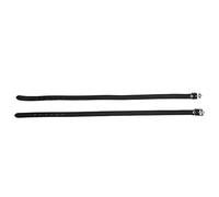 Durable Spur Straps Leathers with Stainless Steel Buckle for Horse Tool Accessories 50cm Black, Beautiful Soft Flexible Design
