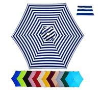 Durable Square Patio Umbrella Replacement Canopy - Water Resistant Cantilever Top Cover for Outdoor Use, Perfect for Beach, Pool, and Garden - Universal Fit Umbrella Cloth