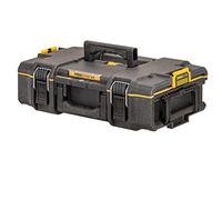 Durable stackable toolbox with IP65 water seal, 20kg load capacity, auto-latching system, and removable organizers-ideal for tough jobsite tool storage.