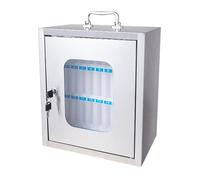 Durable Stainless Steel Cell Phone Locker for Classroom & Workplace Portable Phone Jail for Factories Labs and Offices Small Size Easy to Carry