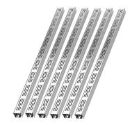 Durable Stainless Steel Drainage Channel Set - 2/4/6/8/10 Pack Trench Drain with Metal Grate(6 Pcs 5x3cm)