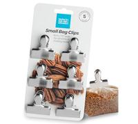Durable Stainless Steel Food Bag Clips - Heavy Duty, Dishwasher Safe, Tight Seals for Kitchen, Freezer & Snack Storage. Keep Food Fresh with Extra Grip and Professional Design, Set of 6.