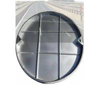 Durable Stainless Steel Manhole Cover & Frame - 12" to 32" Septic Tank Lid Replacement for Gardens, Patios & Parks - Heavy-Duty, Weatherproof Access Solution