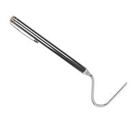 Durable Stainless Steel Snake Hook with Duckbill Head, Lightweight Snake Catching Tool for Wild Snakes, 27in Retractable Grabber