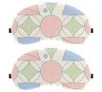 Durable Stainless Steel Water Bottle Anti-Mite Breathable Fabric Eye Cover with Adjustable Hook-and-Loop Strap