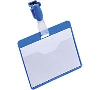 DURABLE Standard Name Badge with Clip 810606 90 x 90 mm Pack of 25