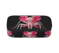 Durable stationery storage bag for office commuting and business travel | Stylish And Durableorchid Praying Mantis Printed Stationery Storage Bag For Office Commuting And Business Travel