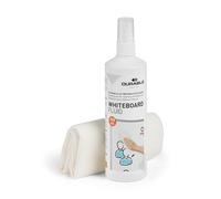 DURABLE Whiteboard Cleaning Kit - Streak-Free 250ml Spray & Microfibre Cloth - White