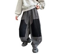 Durable Stretch Denim Cargo Jeans for Boys Comfortable Casual Trousers Kids Everyday Wear School Outdoor Play Ages 4 to 15 Years Wide Leg Joggers Women UK Womens Hiking Ladies Sweatpants Sports