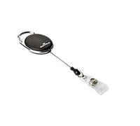DURABLE Style Badge Reel 0.8 m Black Pack of 10