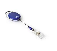 Durable Badge Reel STYLE in Blue | Pack of 10 | Ideal for Securely Holding Name Badges, Security Passes, Key Fobes, etc.
