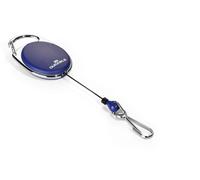 Durable STYLE Snap Hook Badge Reel Blue