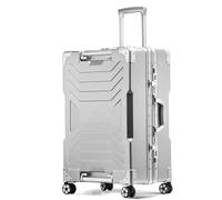 Durable Suitcase for Women Lightness Aluum Cabin Luggage Suitcase Mute Universal Wheel Boarding Case Luggage Retro Suit Case,A-20 Inch