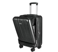 Durable Suitcase for Women Luggage Suitcases Rechargeable Hard Case with USB Carry On Luggage Suitcase Checked Luggage Retro Suit Case,A-20Inch