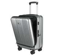 Durable Suitcase for Women Rechargeable Hard Case with USB Carry On Luggage Suitcase Checked Luggage with Wheels Retro Suit Case,C-24In