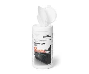 Durable SUPERCLEAN Anti-Static Biodegradable Electronics Cleaning Wipes - for Phones, Tablets, Laptops, Keyboards and PCs - Tub of 100