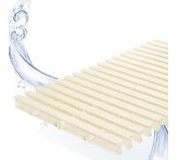 Durable Swimming Pool Drain Cover - Three-Hole Splicing Grating for Driveway, Patio & Deck - 30x100CM, 5pcs Channel Drain Grating for Commercial Areas