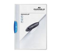 Durable SWINGCLIP 30 Document Swing Clip File Folder | 25 Pack | A4 Blue
