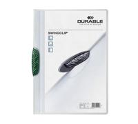 Durable SWINGCLIP 30 Document Swing Clip File Folder | 25 Pack | A4 Green