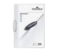 Durable SWINGCLIP 30 Document Swing Clip File Folder | 25 Pack | A4 White