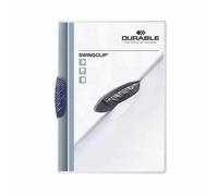 Durable Swingclip Folder Dk BLU PK25