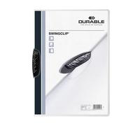Durable Swingclip report cover Black