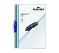 Durable Clip Folder SWINGCLIP 30 A4 Dark Blue (Pack of 25) 2260/07