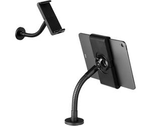 Durable Tablet Stand Tough, for 7 to 13 Inch Tablets, Desk or Wall Mounted | Tablet POS System Holder, 360 Rotation with Anti-Theft Lock, Flame Retardant, Made in Germany