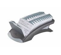 DURABLE Telindex Desktop Address Card Holder - 500 Cards & A-Z Index, Black