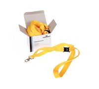 Durable Soft Neck Lanyards with Clip & Safety Release | 10 Pack | Yellow