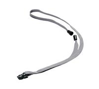 Durable Textile Badge Lanyard 10mm Grey (Pack of 10) 8119/10