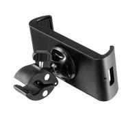 Durable Tough Tablet Stand with Clamp - iPad Stand for Clamping to Bars or Trolleys - For 7-13" Tablets and Kindles - Rotatable 360 - Black