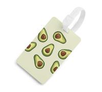 Durable TPU Luggage Tag with Information Card, Scratch-Resistant Travel Bag Tag, Fruit Pear Suitcase Tags for Bags & Tools, White-style, One Size, classic