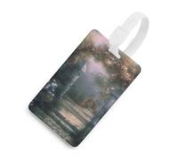 Durable TPU Luggage Tag with Information Card, Scratch-Resistant Travel Bag Tag, Secret Garden Suitcase Tags for Bags & Tools, White-style, One Size, classic