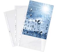 Durable Transparent Punched Pocket A4 Portrait Premium Punched Document Wallet