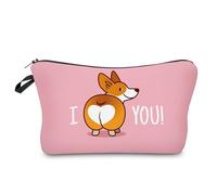 Durable travel storage bag carry your items in style with this cartoon print makeup bag