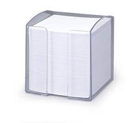 Durable TREND 800 Sheet Note Box Transparent Memo Pad | 6 Pack | Clear