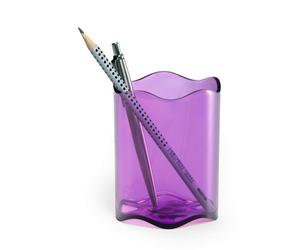 Durable Trend Pen Cup Clear Purple