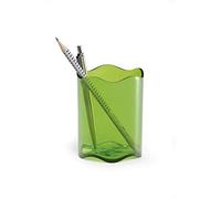 Durable Trend Pen Cup - Translucent Light Green | Pen cup, height 102 mm, diameter 80 mm, green translucent, suitable for desk series Basic and Trend
