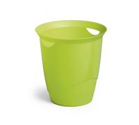Durable TREND Plastic Waste Recycling Bin | 16 Litre | 6 Pack | Green