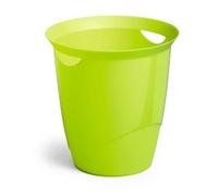 Durable TREND Plastic Waste Recycling Bin - 16 Litre - 6 Pack - Green