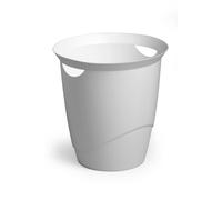 Durable TREND Plastic Waste Recycling Bin | 16 Litre | 6 Pack | White